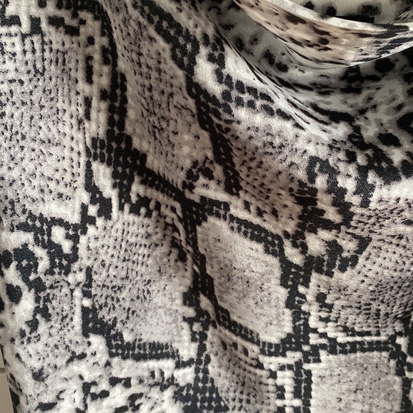 Snakeskin Cowl Neck Top - Picture 4 of 4